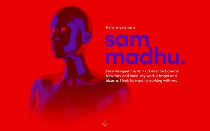 Sam Madhu website preview