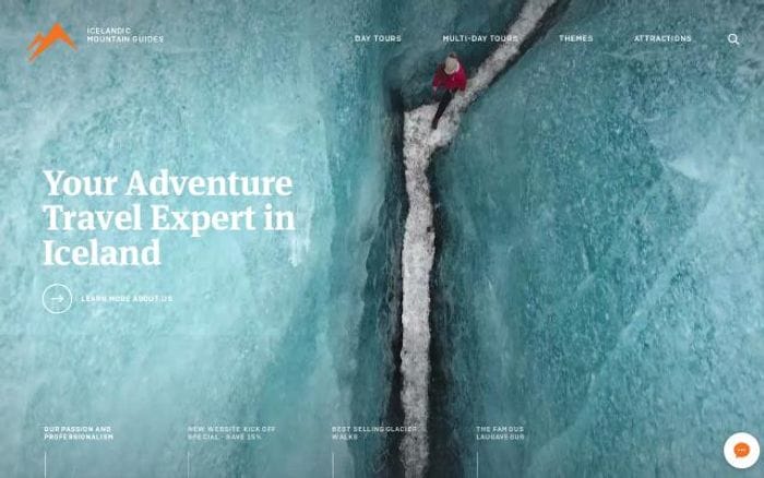 Mountainguides website preview