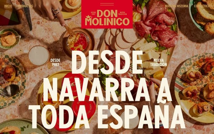 Don Molinico website preview