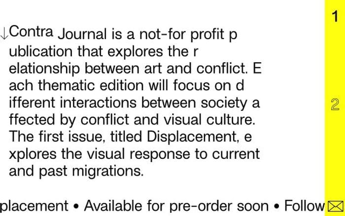 Contrajournal website preview