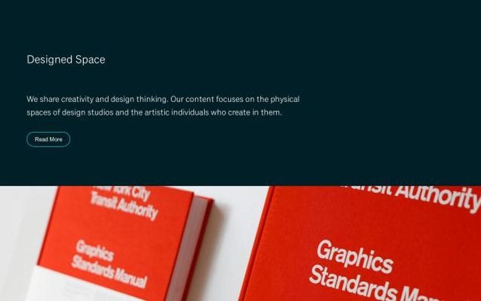 Designed website preview