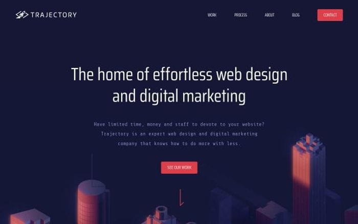 Trajectorywebdesign website preview