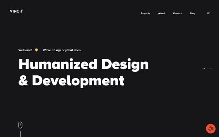 Vincit website preview