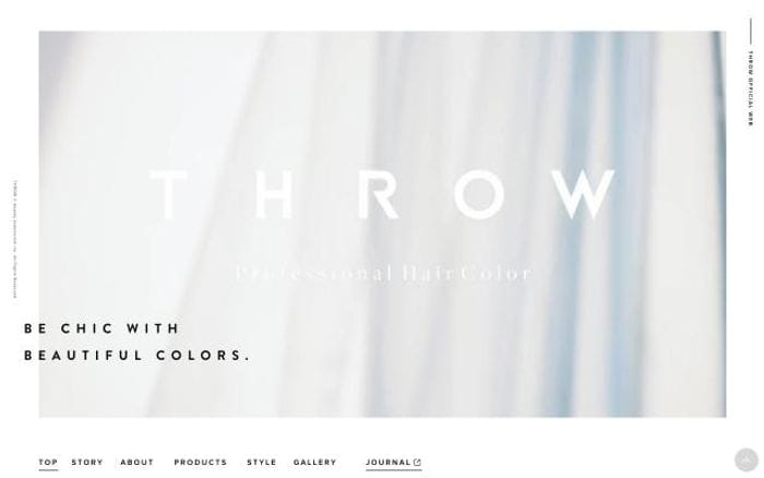 Throw-web website preview