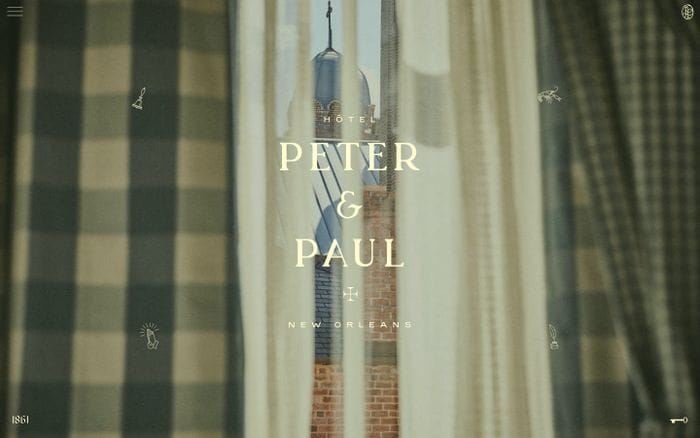 Hotel Peter & Paul website preview