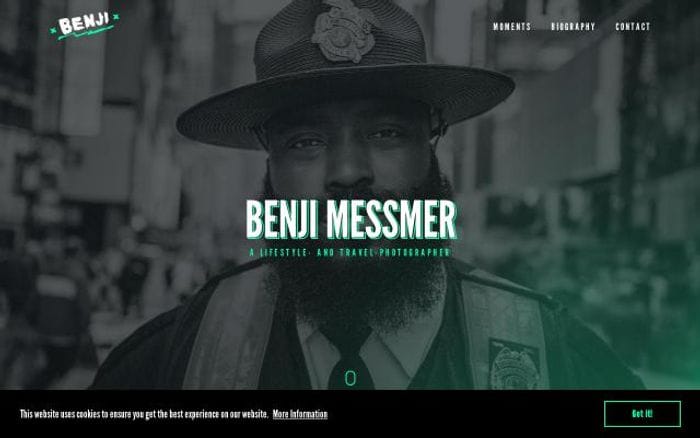 Benjimessmer website preview