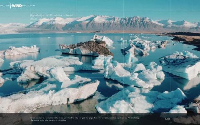 Wind-channel website preview