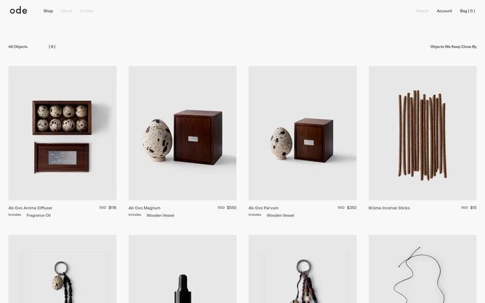 World Of Ode website preview