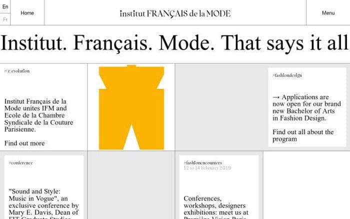 Ifmparis website preview