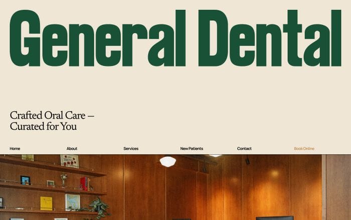 General Dental website preview