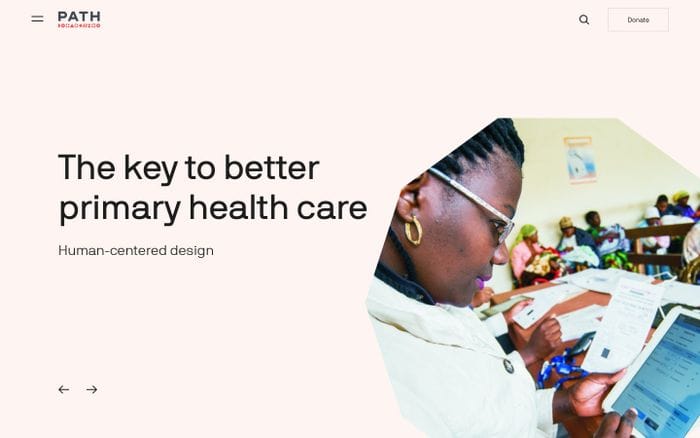 Better health moves humanity forward | PATH website preview