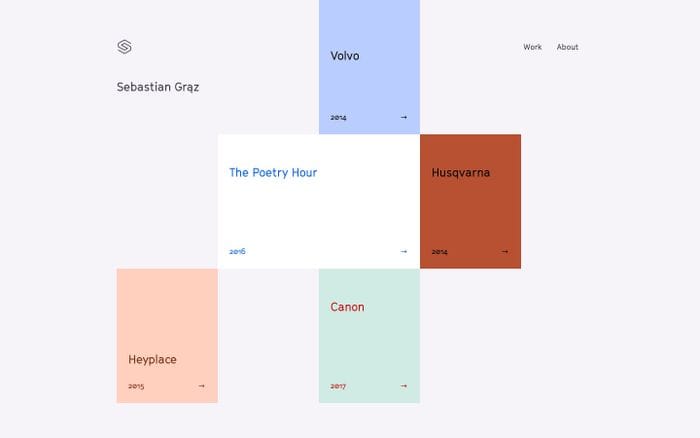 Sebastian Graz website preview
