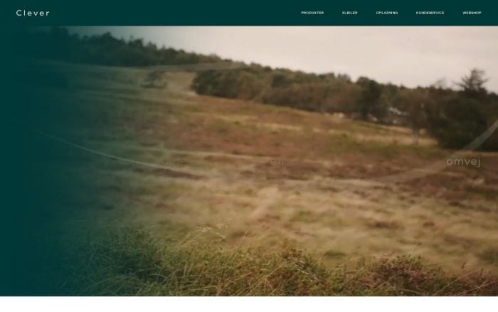Clever.dk website preview