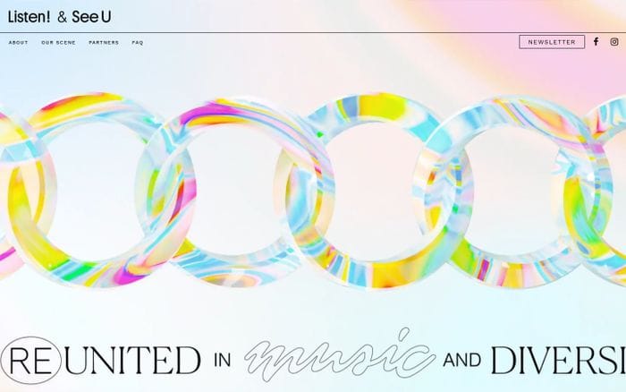 Listen! website preview