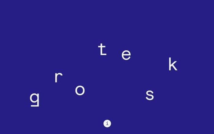 Groteskstudio website preview