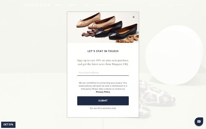 Margaux website preview
