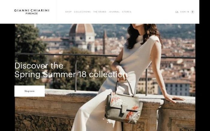 Giannichiarini website preview