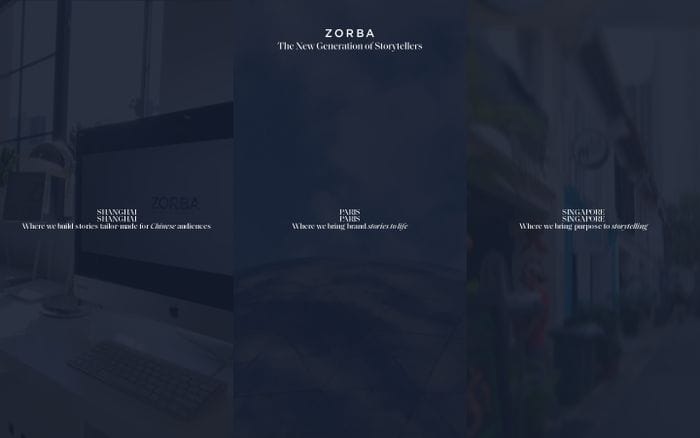 Zorba Group website preview