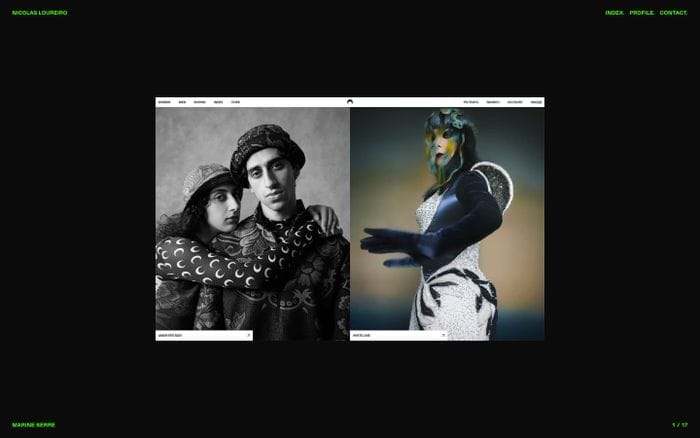 Nicolas Loureiro website preview
