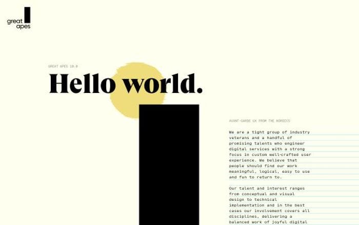 Greatapes website preview