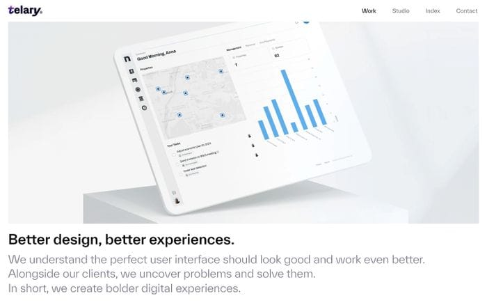 Telary website preview