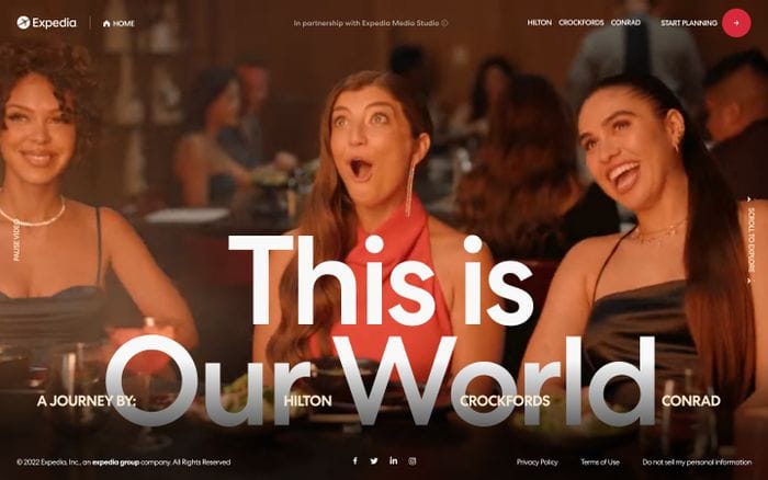 Experience Resorts World Las Vegas website preview