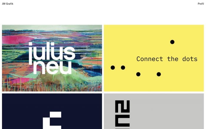 JW Grafik website preview