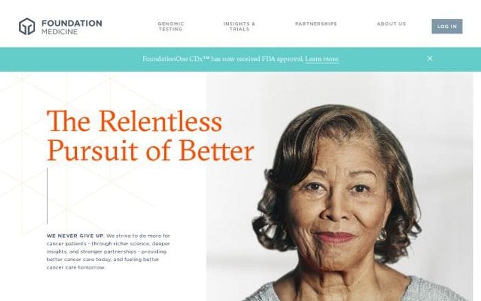 Foundationmedicine website preview