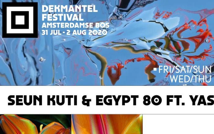 Dekmantel Festival 2020 website preview