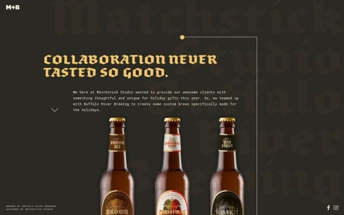 Matchstickbrews website preview
