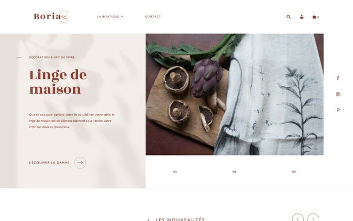 Boria website preview