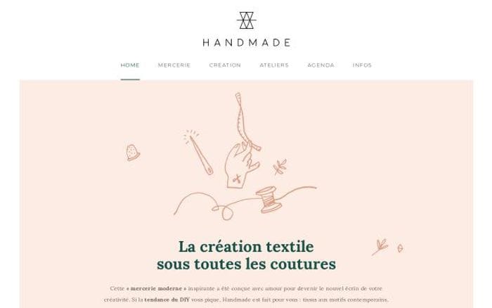 Byhandmade website preview