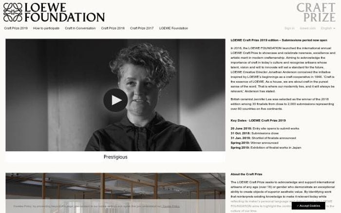 Craftprize website preview