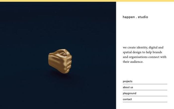 Happen-studio website preview