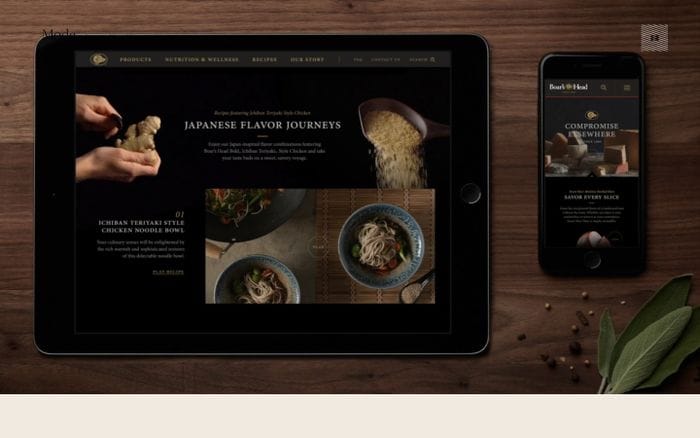 Moments that move |  Mode website preview