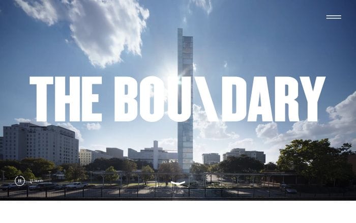 The Boundary - Architectural Visualisation London / NYC website preview
