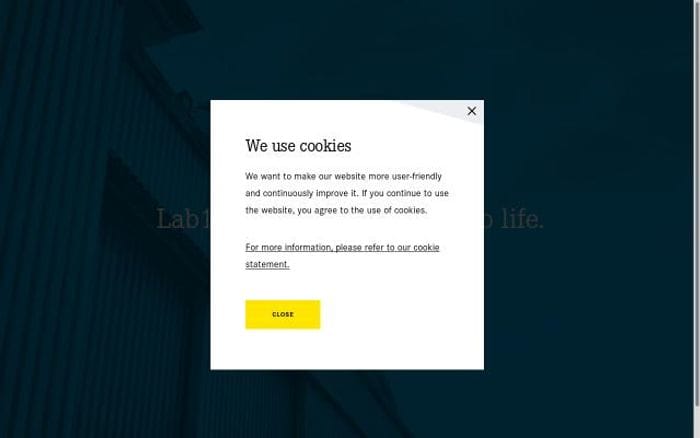 Lab1886 website preview