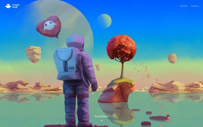Magicleap website preview