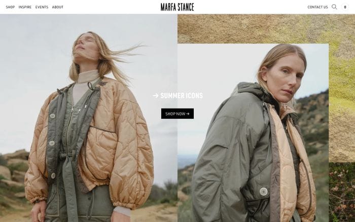 Marfa Stance website preview