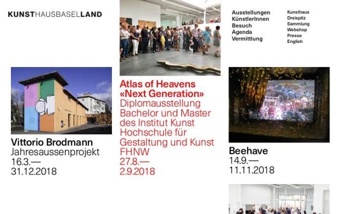 Kunsthausbaselland website preview