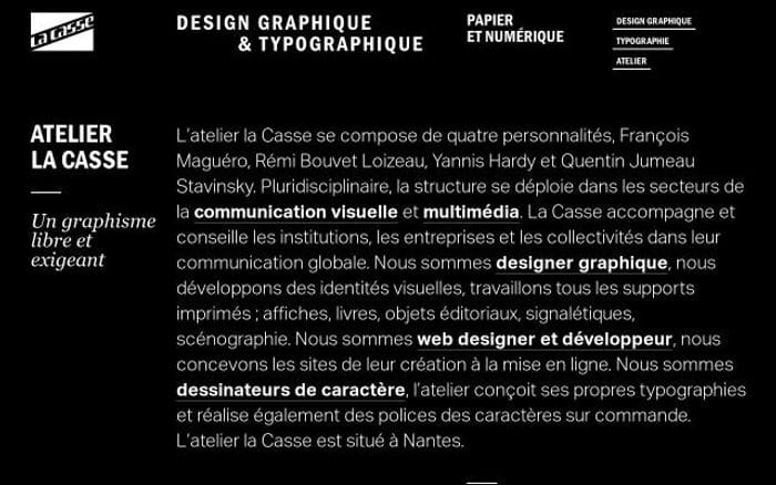 La-casse website preview