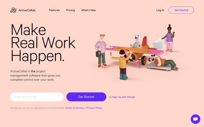 Activecollab website preview