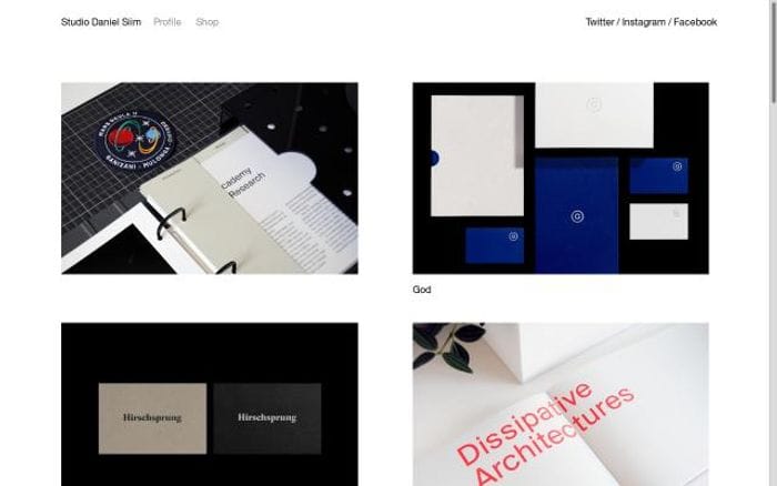 Daniel Siim website preview