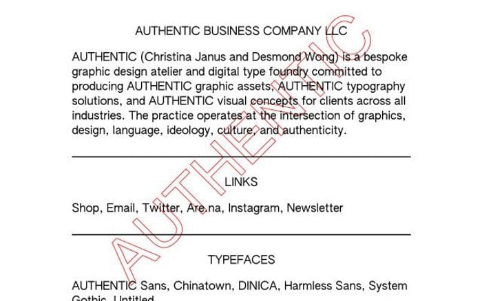 Authentic website preview