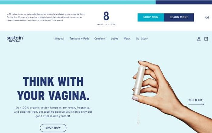 Sustainnatural website preview