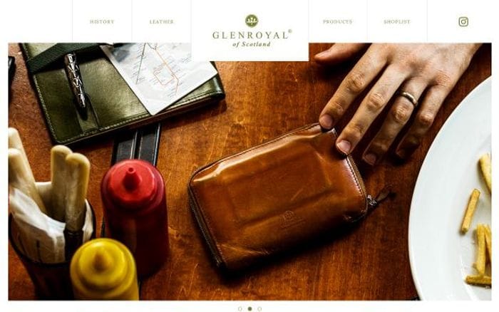 Glenroyal website preview