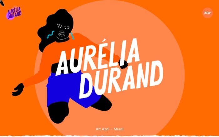 Aurélia Durand website preview