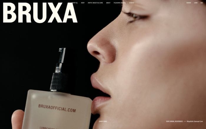 Bruxa website preview