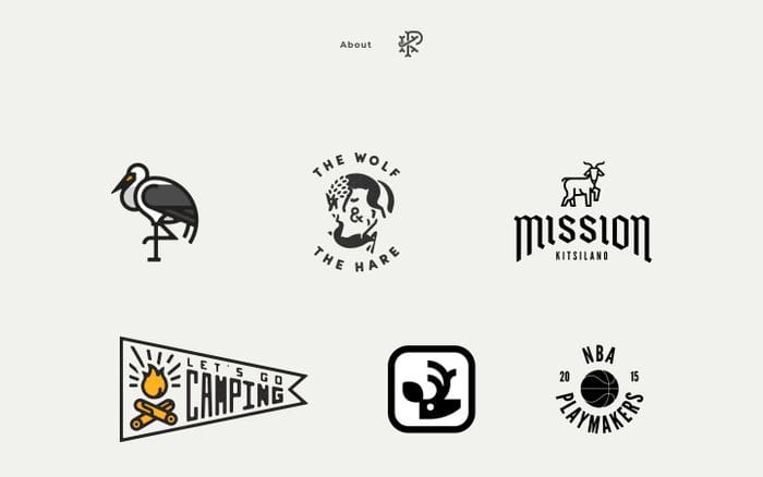Peter Komierowski Visual Design website preview