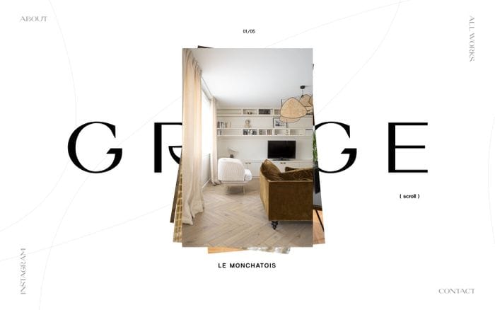 Grège website preview
